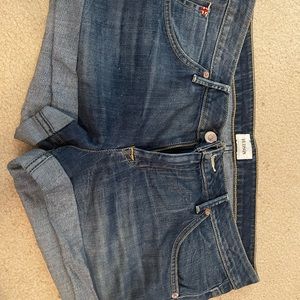 Hudson rolled cuff jean shorts